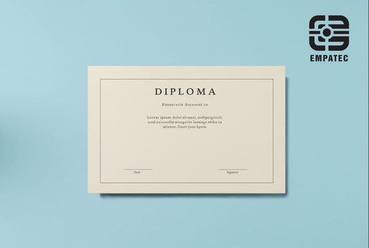 Diploma Tamaño Carta
