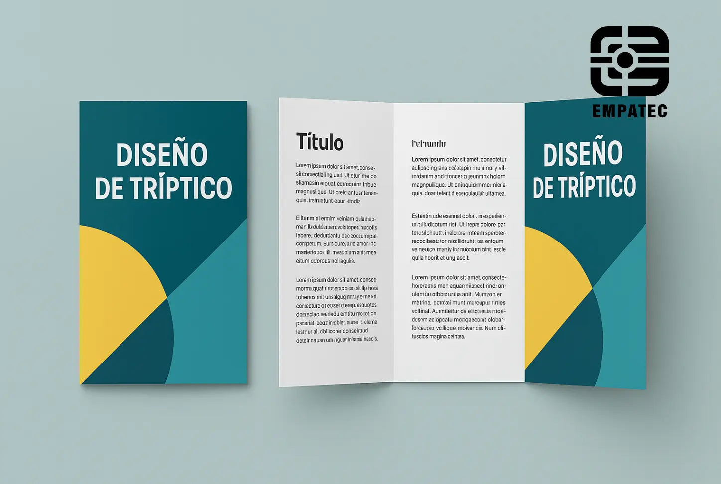 Tríptico Tamaño Carta Empatec